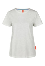 Salzhaut - TELGEN - UNI Damen Relaxed-Fit - Backprint - Basic Casual - Cotton Flamé - 2 - #farbe_offwhite