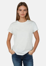 Salzhaut - TELGEN - UNI Damen Relaxed-Fit - Backprint - Basic Casual - Cotton Flamé - 3 - #farbe_offwhite
