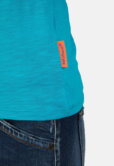 salzhaut - TELTE Damen Relaxed-Fit - Basic Casual - Cotton Flamé - Damen - 13 - #farbe_scuba-blue