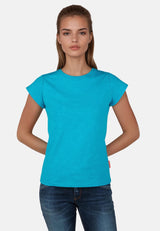 salzhaut - TELTE - UNI Damen Shirt Relaxed-Fit, Slim-Fit - adenauer & co - Anker - Basic - 6 - #farbe_Scuba Blue