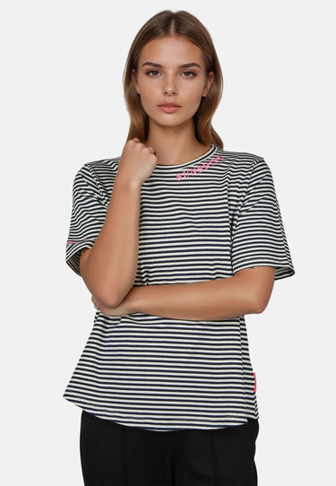 Salzhaut - TESCHI Damen Relaxed-Fit - Reduziert -  -  - 3 - #farbe_navy-offwhite