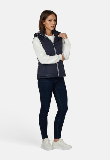 salzhaut - THEIN Damen Relaxed-Fit - Basic Casual - Damen - Kapuze - 11 - #farbe_navy