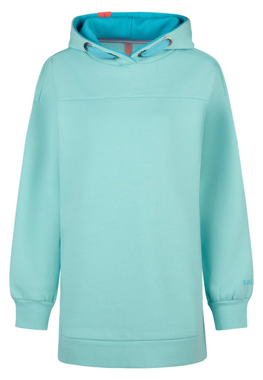 salzhaut - TIEKE Damen Relaxed-Fit - Hoodie - Kapuzenpullover - Langarmshirt - 2 - #farbe_aqua