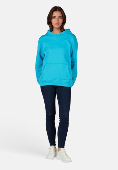 salzhaut - TIEREN Damen Oversized - Hoodie - Kapuzenpullover - Langarmshirt - 14 - #farbe_scuba-blue