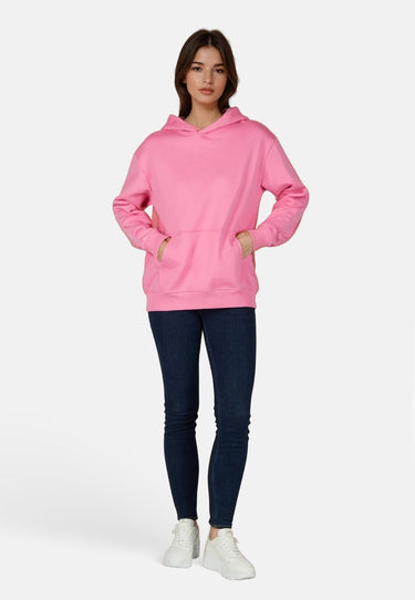 salzhaut - TIEREN Damen Oversized - Hoodie - Kapuzenpullover - Langarmshirt - 1 - #farbe_blossom