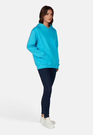 salzhaut - TIEREN Damen Oversized - Hoodie - Kapuzenpullover - Langarmshirt - 18 - #farbe_scuba-blue