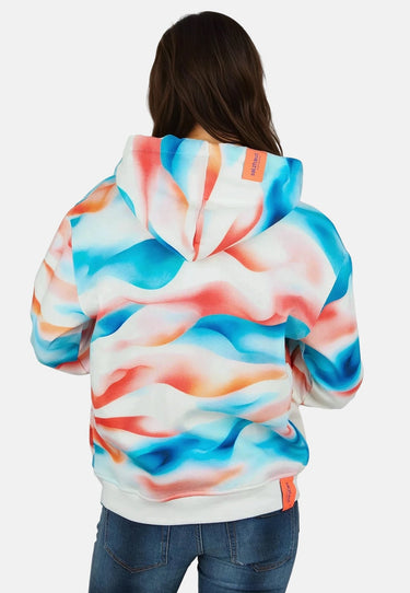 salzhaut - TÖHN Damen Relaxed-Fit - Hoodie - Kapuzenpullover - Langarmshirt - 4 - #farbe_multicolor-verlauf