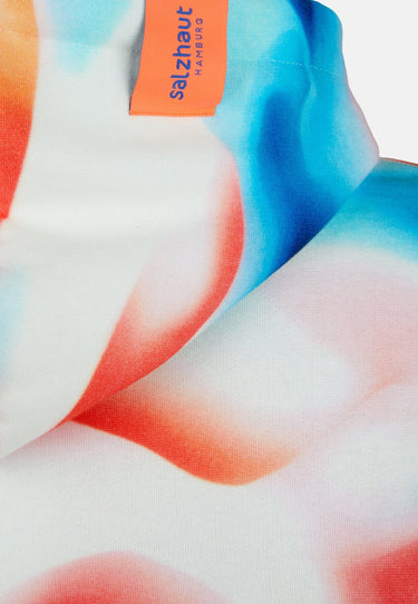 salzhaut - TÖHN Damen Relaxed-Fit - Hoodie - Kapuzenpullover - Langarmshirt - 6 - #farbe_multicolor-verlauf