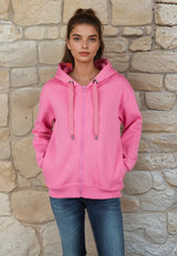 salzhaut - TOPE Damen Sweatjacke Relaxed-Fit - adenauer & co - Anker - Basic - 1 - #farbe_Blossom