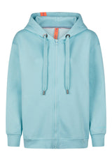 Salzhaut - TOPE - UNI Damen Relaxed-Fit - Basic Casual - Damen - Hoodie - 7 - #farbe_aqua