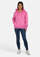 Salzhaut - TOPE - UNI Damen Relaxed-Fit - Basic Casual - Damen - Hoodie - 1 - #farbe_blossom