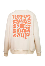 salzhaut - Tūt Damen Sweatshirt normale Passform - adenauer & co - Anker - Backprint - 3 - #farbe_Beige