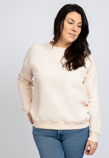 salzhaut - Tūt Damen Sweatshirt normale Passform - adenauer & co - Anker - Backprint - 1 - #farbe_Beige