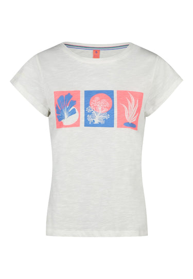 salzhaut - UHL Damen Relaxed-Fit - Bluse - bunt - Frontprint - 2 - #farbe_offwhite