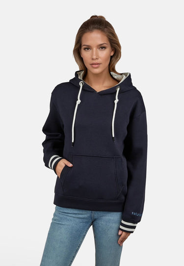 salzhaut - ÜLKEN Damen Relaxed-Fit - Hoodie - Kapuzenpullover - Langarmshirt - 3 - #farbe_navy