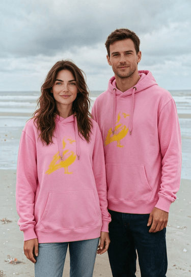 salzhaut - Unisex Hoodie ODDEBODJE UNISEX - Möwe Weit - adenauer & co - Anker - Basic - 1 - #farbe_Blossom