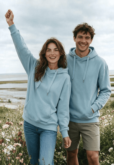 salzhaut - Unisex Hoodie ODDEBODJE Weit - adenauer & co - Anker - Basic - 13 - #farbe_Breeze