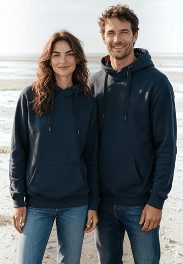 salzhaut - Unisex Hoodie ODDEBODJE Weit - adenauer & co - Anker - Basic - 1 - #farbe_Navy