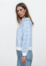 Salzhaut - UNNERWAPP Damen Relaxed-Fit - Hoodie - Kapuzenpullover - Langarmshirt - 5 - #farbe_offwhite-ice-blue
