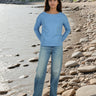 Salzhaut - UNNERWEGS Damen Relaxed-Fit - Backprint - Hoodie - Langarmshirt - 8 - #farbe_ice-blue