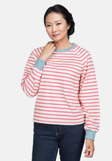 Salzhaut - UNSEBULK Damen Gerade - Hoodie - Langarmshirt - Pullover - 10 - #farbe_offwhite-blossom