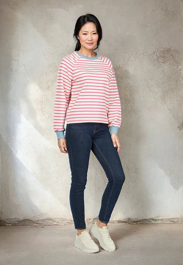 salzhaut - UNSEBULK Damen Gerade - Hoodie - Langarmshirt - Pullover - 8 - #farbe_offwhite-blossom