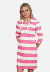 salzhaut - USE Damen Kurzes Kleid (Mini) Tailliert - adenauer & co - Anker - Basic - 3 - #farbe_Offwhite-Blossom