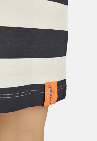 salzhaut - USE Damen Tailliert - Damen - Hoodiekleid - Kleid - 6 - #farbe_navy-offwhite