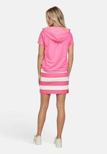 salzhaut - UTBÜXEN Damen Gerade - Basic Casual - Rock - Streifenmuster - 11 - #farbe_offwhite-blossom