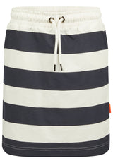 Salzhaut - UTBÜXEN Damen Gerade - Basic Casual - Reduziert - Rock - 2 - #farbe_navy-offwhite