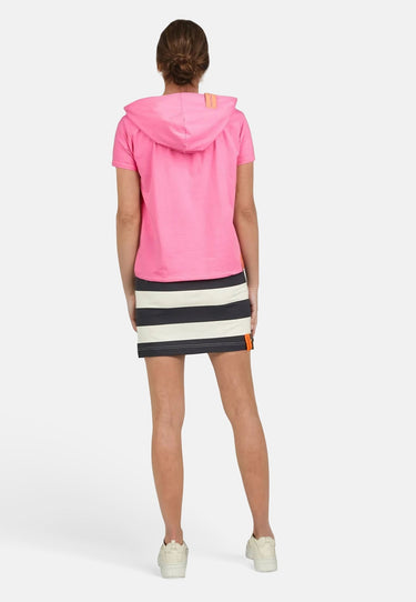 salzhaut - UTBÜXEN Damen Gerade - Basic Casual - Rock - Streifenmuster - 4 - #farbe_navy-offwhite