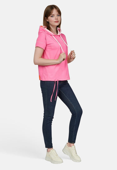 salzhaut - UTFLOG Damen Relaxed-Fit - Bluse - Polo-Shirt - T-Shirt - 11 - #farbe_blossom