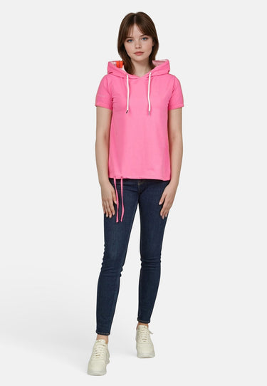 salzhaut - UTFLOG Damen Relaxed-Fit - Bluse - Polo-Shirt - T-Shirt - 7 - #farbe_blossom