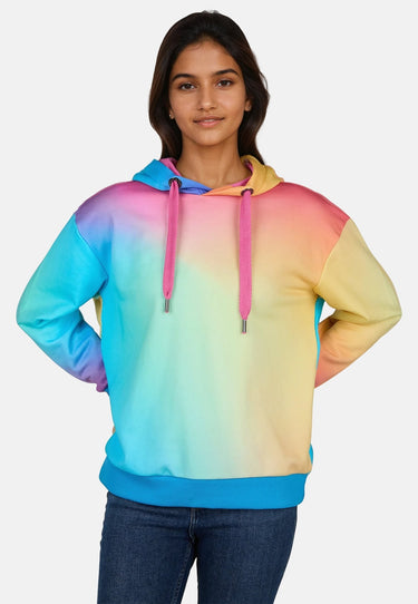 salzhaut - UTHÜSIG Damen Relaxed-Fit - Hoodie - Kapuzenpullover - Langarmshirt - 3 - #farbe_multicolor-verlauf