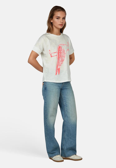 salzhaut - UTNAIHN Damen Relaxed-Fit - All-over-Print - Bluse - Polo-Shirt - 5 - #farbe_offwhite