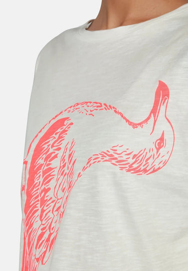 salzhaut - UTNAIHN Damen Relaxed-Fit - All-over-Print - Bluse - Polo-Shirt - 6 - #farbe_offwhite