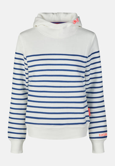 salzhaut - VASEN Damen Relaxed - Fit - Hoodie - Kapuzenpullover - Longsleeve - 2 - #farbe_navy-offwhite