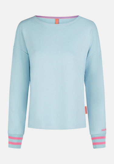 salzhaut - VATÄLLEN Damen Regular Fit - Langarmshirt - Longsleeve - Sweatshirt - 2 - #farbe_breeze