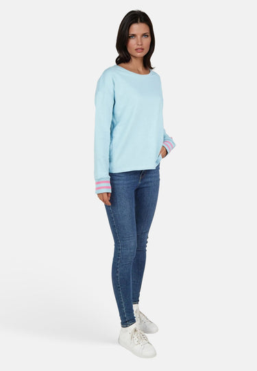 salzhaut - VATÄLLEN Damen Regular Fit - Langarmshirt - Longsleeve - Sweatshirt - 5 - #farbe_breeze