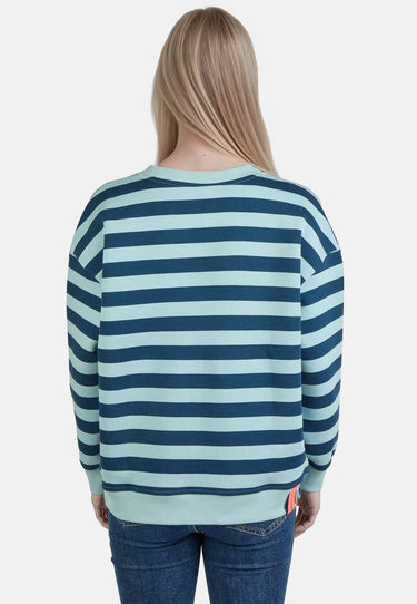 Salzhaut - VEERMASTER Damen Relaxed-Fit - Hoodie - Langarmshirt - Longsleeve - 4 - #farbe_navy-breeze