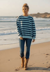 salzhaut - VEERMASTER Damen Relaxed - Fit - adenauer & co - Anker - Basic - 1 - #farbe_navy-breeze