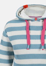 Salzhaut - VELOZIPEE Damen Oversized - Fleecepullover - Hoodie - Kapuzenpullover - 6 - #farbe_breeze-offwhite