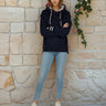 Salzhaut - VERDADDERT Damen Oversized - Hoodie - Kapuzenpullover - Langarmshirt - 8 - #farbe_navy