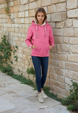 Salzhaut - VERDADDERT Damen Oversized - Hoodie - Kapuzenpullover - Langarmshirt - 1 - #farbe_blossom