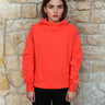 salzhaut - VERDOMELT Damen Regular Fit - Hoodie - Kapuzenpullover - Longsleeve - 1 - #farbe_fiery-coral
