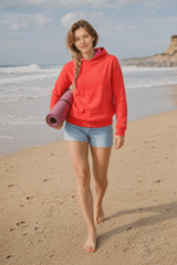salzhaut - VERDOMELT Damen Regular Fit - adenauer & co - Anker - Basic - 1 - #farbe_Fiery Coral