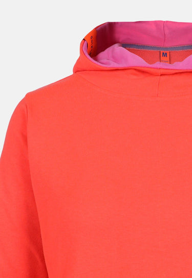 salzhaut - VERDOMELT Damen Regular Fit - Hoodie - Kapuzenpullover - Longsleeve - 6 - #farbe_fiery-coral