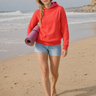 Salzhaut - VERDOMELT Damen Regular Fit - Hoodie - Kapuzenpullover - Longsleeve - 1 - #farbe_fiery-coral