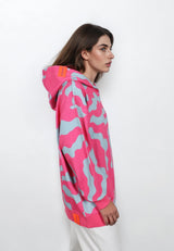 Salzhaut - VERGNATZT Damen Oversized - Hoodie - Kapuzenpullover - Oversize - 5 - #farbe_multicolor