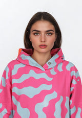 Salzhaut - VERGNATZT Damen Oversized - Hoodie - Kapuzenpullover - Oversize - 3 - #farbe_multicolor
